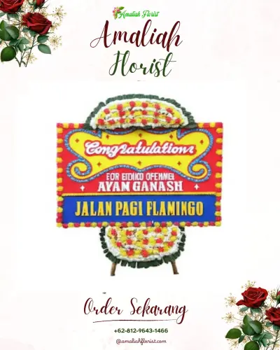 Bunga Papan Congratulation di Purwoasri